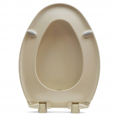 Bemis 1200E4 (Bone) Premium Plastic Soft-Close Elongated Toilet Seat Bemis